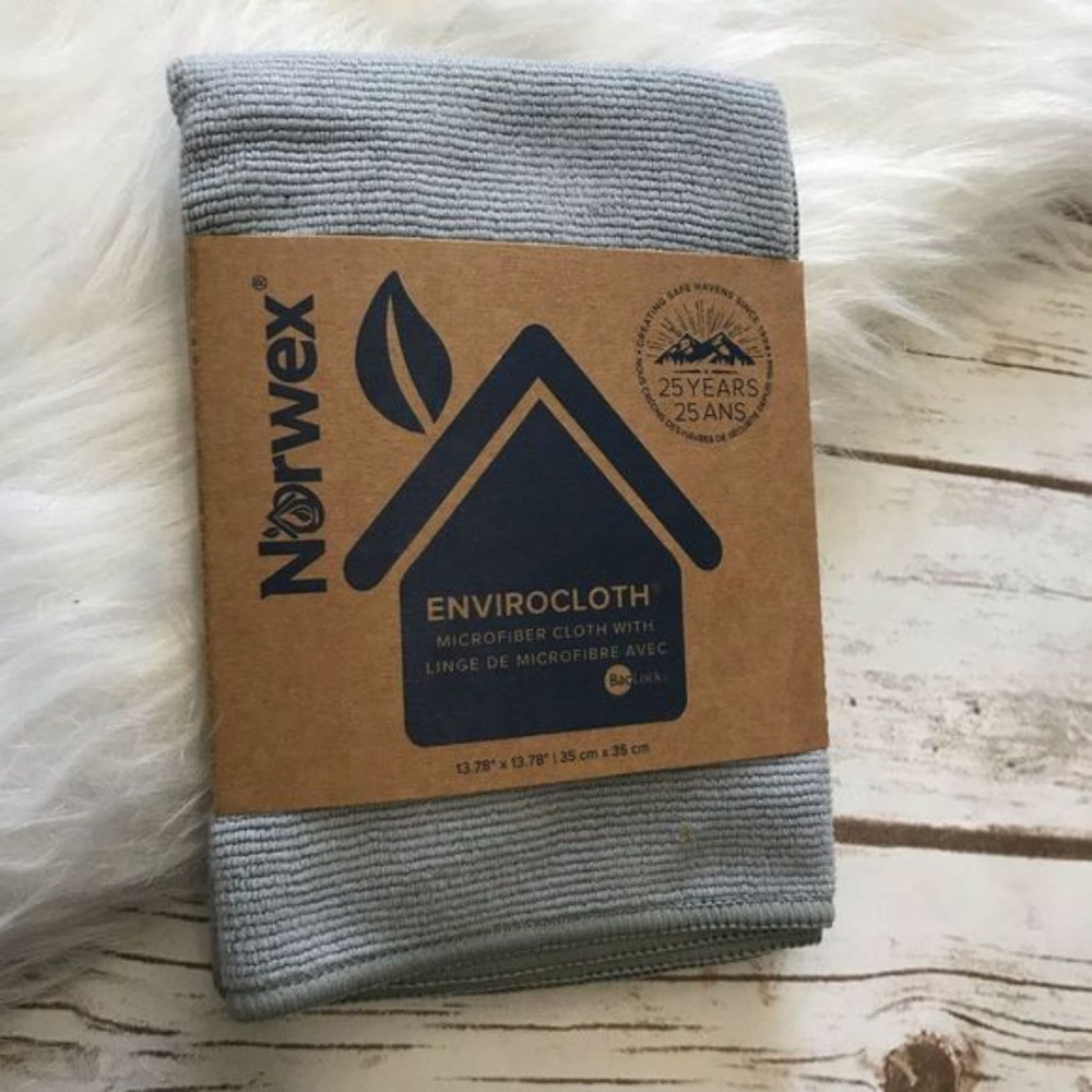 Norwex Gray Graphite Enviro Cloth Microfiber Cleaning Cloth